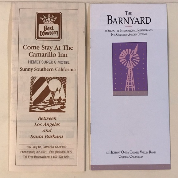 VINTAGE 1990s California Travel Brochures - Picture 3 of 12